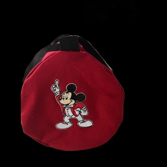 One of A Kind Cartoon Themed Full Zippered Wrist Carry Bag  With Pockets - Picture 3 of 5